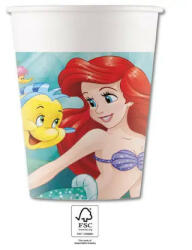 Disney Hercegnők, Ariel papír pohár 8 db-os 200 ml FSC (PNN95456)
