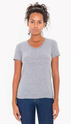 American Apparel vagány Női póló, AATR301 tri-blend, rövid ujjú, Athletic Grey-S