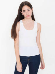 American Apparel Női ujjatlan póló AA8308 spandex trikó, White-L