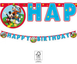 Procos Disney Mickey Rock the House Happy Birthday felirat FSC 2 m (PNN93827)