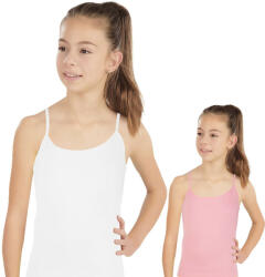 DomiKids Rózsaszín-fehér 2 db-os lány trikó szett (Méret 140-146)