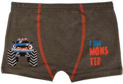 DomiKids Monster Truck kheki fiú boxer (Méret 92-98)