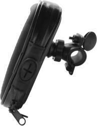 Suport telefon rotativ pentru bicicleta, negru, pentru dispozitive de max. 7