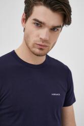 Versace t-shirt (2-pack) sötétkék, férfi, sima, AU04023 - sötétkék XXL