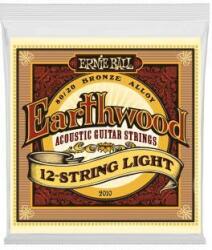 Ernie Ball 2010 Set de corzi pentru chitară acustică, Earthwood 12 corzi Light, Bronze, 9-46 (2010)