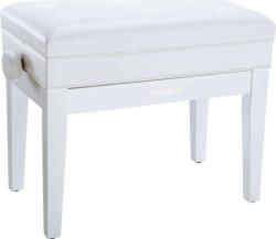 Roland RPB-400PW bancă de pian cu blat de vinil reglabil pe înălțime cu compartiment de depozitare - alb lucios (RPB-400PW)