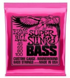 Ernie Ball 2834 Set de coarde pentru chitară bas electric, Super Slinky BASS, oțel nichelat, 45-100 (2834)