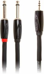 Roland RCC-5-3528V2 Cablu de interconectare de 1, 5 m / 1, 5 m Cablu de interconectare jack TRS de 3, 5 mm-DUAL jack TR de 6, 3 mm Cablu în Y (RCC-5-3528V2)