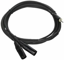 Roland RCC-10-352XM 10ft / 3m Cablu de interconectare 3.5mm TRS jack-DUAL XLR (PAPA) Cablu în Y (RCC-10-352XM)