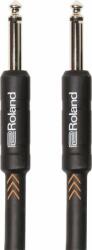 Roland RIC-B15 15ft/4, 5 m cablu jack-jack drept-dreapta TR 6, 3 mm negru serie neagră (RIC-B15)
