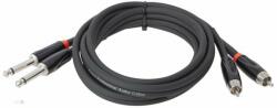 Roland RCC-10-2R28 10ft / 3m Cablu de interconectare cablu DUAL RCA-DUAL 6.3mm TR jack cablu (RCC-10-2R28)