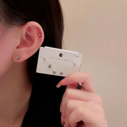 Highbling Bizsu fülbevaló Kicsi szépségek fülbevaló set E4868