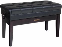 Roland RPB-D500RW bancă dublă pentru pian cu blat de vinil reglabil cu compartiment de depozitare - lemn de trandafir satinat (RPB-D500RW)