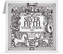 Ernie Ball 1535 Corzi de chitară clasică, Ernesto Palla Silver Fifth Nylon, Nylon core/Silver placat cu alamă, 36 (1535)