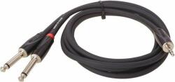 Roland RCC-10-3528V2 10ft / 3m Cablu de interconectare 3, 5mm TRS jack-DUAL 6, 3mm TR jack Y-cablu Y-cable (RCC-10-3528V2)