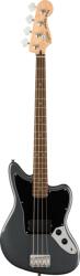 Squier Affinity Series Jaguar Bass H, Laurel Fingerboard, Black Pickguard, Charcoal Frost Metallic (0378501569)