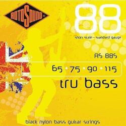 Rotosound RS88S Coarde de chitară bas, nylon negru, sol, scurt, 65 75 90 115 (RS88S)