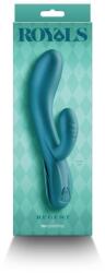 NS Novelties Vibrator Royals Regent Metallic Green NS Toys stimulare clitoris - punctul G lungime 19.3 cm grosime 3.8 cm Vibrator