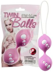 You2Toys Bile si Oua Vaginale Twin Balls You2Toys 3.8 cm Roz