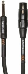 Roland RMC-B20-HIZ Cablu de microfon HI Z 20ft/6m XLR-XLR negru serie neagră (RMC-B20-HIZ)