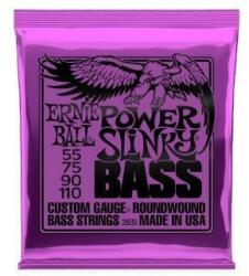 Ernie Ball 2831 Set de coarde pentru chitară bas electric, Power Slinky BASS, oțel nichelat, 55-110 (2831)