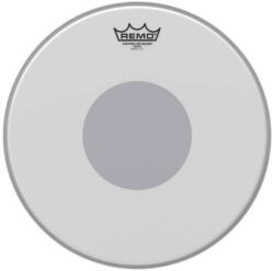 Remo CS-0114-10 Controlled Sound cap de tobă albă, 14", disc negru în partea de jos (CS-0114-10)