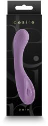 NS Novelties Vibrator Desire Pure Dusty Lavender NS Toys punctul G lungime 13.7 cm grosime 2.8 cm Vibrator