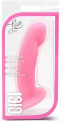 Blush Novelties Dildo Blush cu ventuza - punctul G Luxe Cici Pink lungime 16.5 cm diametru 3.8 cm