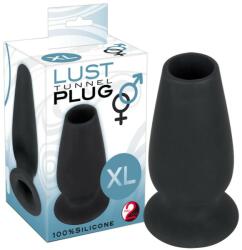 You2Toys Dop Anal You2Toys Lust Tunnel Plug XL Negru grosime 3.2 - 5.9 cm lungime 13 cm