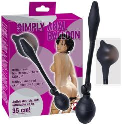 You2Toys Dop Anal You2Toys Simply Anal Balloon Negru grosime 2.4 - 7.5 cm lungime 8 - 30 cm