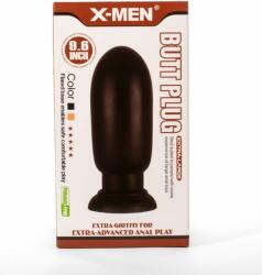 X-Men Dop Anal X-Men Huge Butt Plug 1 Negru grosime 10 cm lungime 24.3 cm cu ventuza