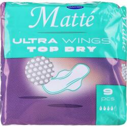 Mattes Podpaski higieniczne ze skrzydełkami, 9 szt. - Mattes Ultra Wings Top Dry 9 buc
