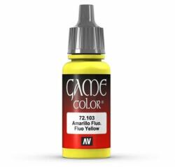 Vallejo 101 - Game Color - Fluorescent Yellow 18 ml (72103)