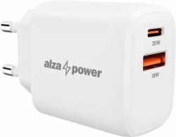 AlzaPower A100 Fast Charge 20W - fehér (APW-CCA100W)