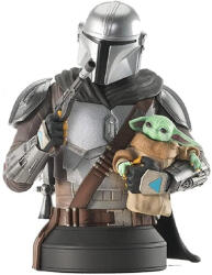 Diamond Select Toys Gentle Giant - Star Wars The Mandalorian With Grogu 1/6 Scale Px Bust (DEC219397)