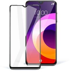 Utángyártott Samsung Galaxy S22+ Full Glue Ceramic hajlított tempered glass kijelzővédő üvegfólia, fekete