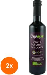 Joe and Co Set 2 x Otet Balsamic BIO Modena, 500 ml, Crudolio