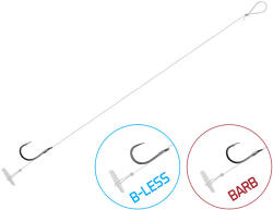 Delphin Kötött horog Delphin FLR Quickstop / 6db 8cm / 0, 25mm / BARB #8 (101003772) - marlin