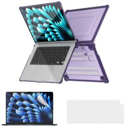 ENKAY RUGGED Set de protecție pentru Apple MacBook Air 15" M2 / M3 (A2941 / A3114) violet