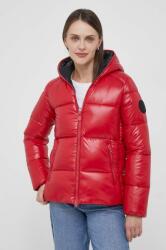 Save The Duck rövid kabát női, piros, téli - piros L - answear - 71 985 Ft