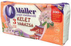 Müller papírzsebkendő 3 rétegű 100db - Kelet varázsa