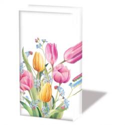 Ambiente Tulips bouquet papírzsebkendő 10db-os - szep-otthon