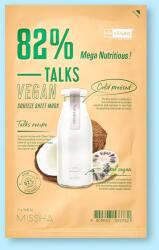 Missha Talks Vegan Squeeze Sheet Mask Mega Nutritious tissue maszk - 27 g / 1 db