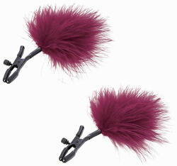 Sex & Mischief S&M - Enchanted Feather Nipple Clamps purple
