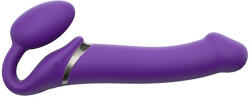 Strap On Me - Vibrating Bendable Strap-On L Purple