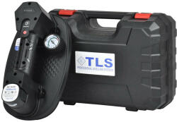 TLS-DX02M-1 Vákuumos akkumulátoros emelő 16.8 V , műanyag koffer, 1 db akkumulátor, nyomásmérő óra