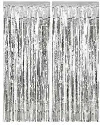 Silver Curtains, Ezüst ajtónyílásba való függöny 2 m (PNN94601)