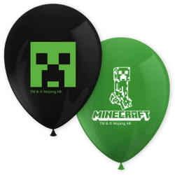 Minecraft léggömb, lufi 8 db-os (PNN95662)