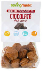 SpringMarkt - Biscuiti Ecologici cu Ciocolata, fara gluten, 100gr - vitaplus