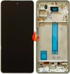 QD Incell Display Samsung A53 5G cu rama LCD Alb, Android 14